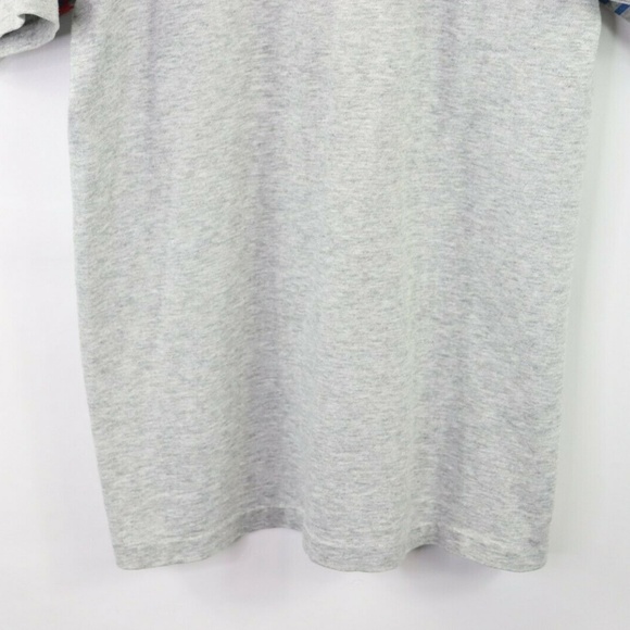 Vintage 70s Nike Spell Out Short Sleeve Shirt Gray - Picture 3 of 8
